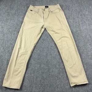 RVCA Stay RVCA Pant Mens 30 Tan Khaki Slim Straight Chino Skate Trousers
